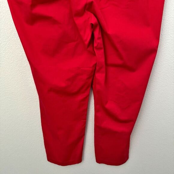 KUT FROM THE KLOTH | Tapered Trouser Cropped Cherry Red Ankle Pull On Pants | 16 - Picture 6 of 9